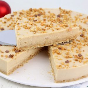 Receta de tarta de turrón sin horno