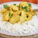 Receta de pollo al curry con arroz en Thermomix